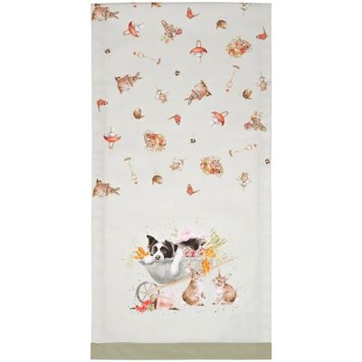 Wrendale Designs Garden Friends Animal Table Runner - Table Runner Wrendale Designs Garden Friends Animal Table Runner - Table Runner