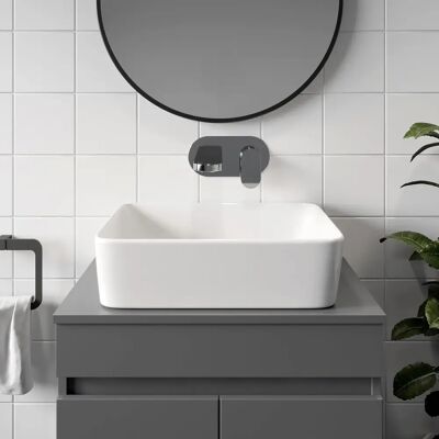 Unbranded Ceramic Bathroom Vanity Wash Basin Sink Countertop Rectangular Modern - Bathroom Vanity Sink Unbranded Ceramic Bathroom Vanity Wash Basin Sink Countertop Rectangular Modern - Bathroom Vanity Sink