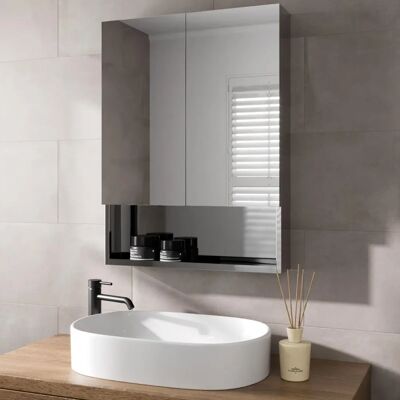 Vale Designs - Stahl - 600x800mm - Bathroom mirror cabinet Vale Designs - Stahl - 600x800mm - Bathroom mirror cabinet
