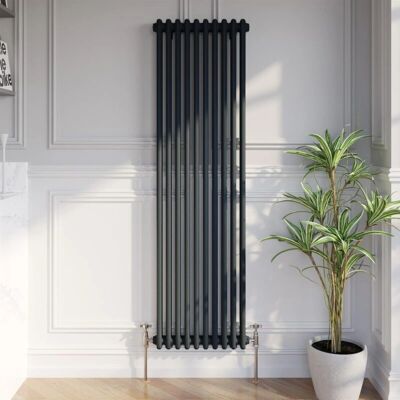 Park Lane - Traditional Vertical Colosseum Double Bar - Anthracite - 1600x470 - Radiator Park Lane - Traditional Vertical Colosseum Double Bar - Anthracite - 1600x470 - Radiator