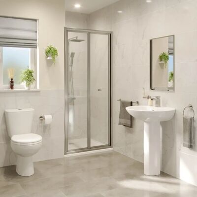 Hydrolux Brand Model - Reversible Shower Door - 1850mm High Hydrolux Brand Model - Reversible Shower Door - 1850mm High