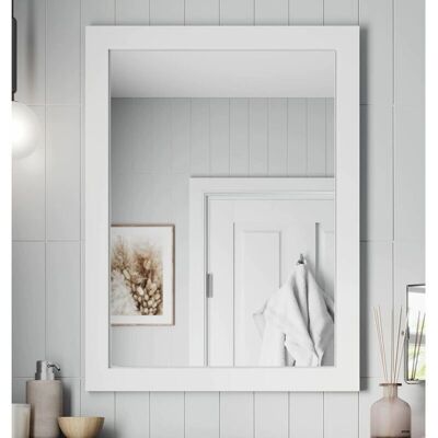 Artis - Gloss White 600x800 - Wooden Frame - Mirror Artis - Gloss White 600x800 - Wooden Frame - Mirror