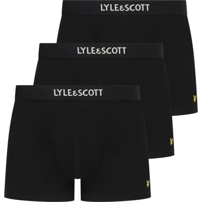 Lyle & Scott Sorte 3-pack boxershorts - Boxer Trunks Lyle & Scott Sorte 3-pack boxershorts - Boxer Trunks