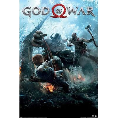 Pyramid God of War Kék 3D Poszter - Posztertípus Pyramid God of War Kék 3D Poszter - Posztertípus