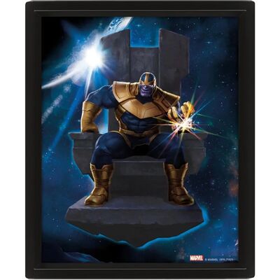 3D nástěnná dekorace Avengers Thanos - 3D nástěnná dekorace 3D nástěnná dekorace Avengers Thanos - 3D nástěnná dekorace