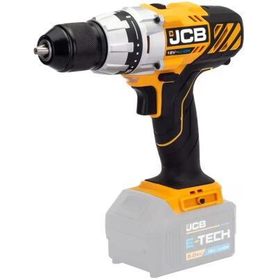 JCB 18V Cordless Drill Driver - 45Nm, 13mm Chuck, 16+1 Settings - Power Tool JCB 18V Cordless Drill Driver - 45Nm, 13mm Chuck, 16+1 Settings - Power Tool