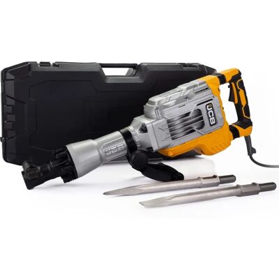 JCB 1700W Demolition Hammer - 65J Impact Power, 30mm Hex, Case JCB 1700W Demolition Hammer - 65J Impact Power, 30mm Hex, Case