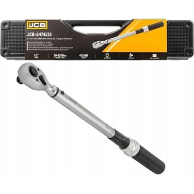 Klucz dynamometryczny JCB - 20-120Nm - Trwała stal chromowo-wanadowa Klucz dynamometryczny JCB - 20-120Nm - Trwała stal chromowo-wanadowa