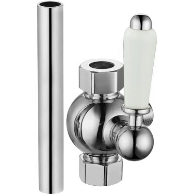 ENKI - D07 - Chrome - Downton - Shower diverter extension pipe ENKI - D07 - Chrome - Downton - Shower diverter extension pipe