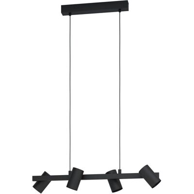 Loops - Pendant Ceiling Light 4 Spots - Black - E14 4x25W - Pendant light Loops - Pendant Ceiling Light 4 Spots - Black - E14 4x25W - Pendant light