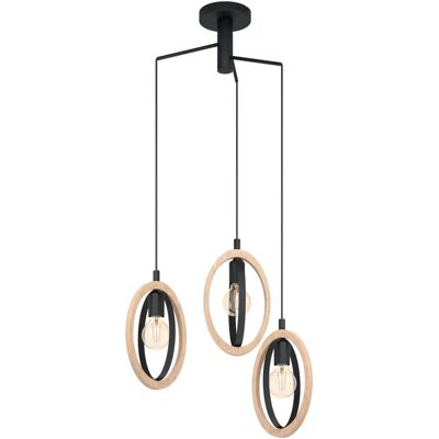 Unspecified Black & Wood Pendant Light - Pendant Light Unspecified Black & Wood Pendant Light - Pendant Light