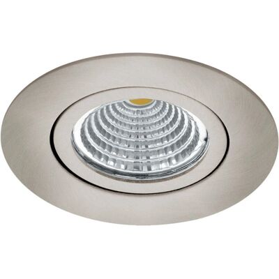 Loops Satin Nickel Round Recess Downlight - Downlight Loops Satin Nickel Round Recess Downlight - Downlight