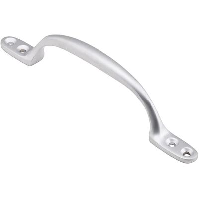 Loops - Sash Window Bow Shaped Lift Handle - Satin Chrome Loops - Sash Window Bow Shaped Lift Handle - Satin Chrome