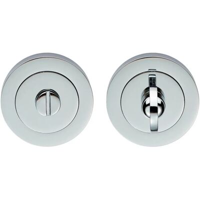 Loops - Thumbturn Lock and Release Handle - 50mm - Round Rose - Door Handle Loops - Thumbturn Lock and Release Handle - 50mm - Round Rose - Door Handle