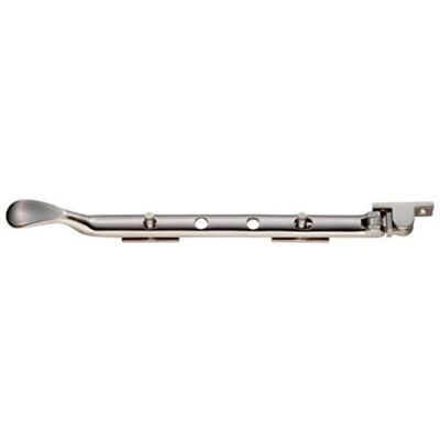 Loops Victorian Casement Window Stay - 270mm - Satin Nickel - Window Stay Loops Victorian Casement Window Stay - 270mm - Satin Nickel - Window Stay