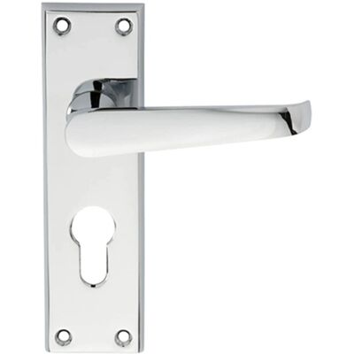 Loops - Straight Victorian Lever - Polished Chrome Loops - Straight Victorian Lever - Polished Chrome