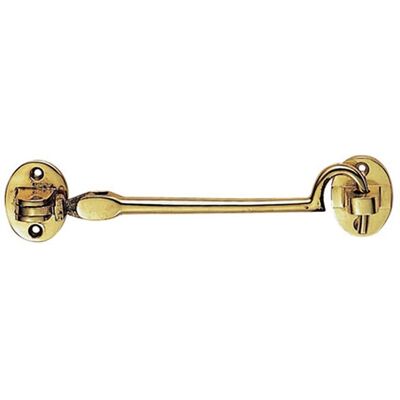 Loops - Cabin Hook & Eye - Polished Brass - Cabin Hook Loops - Cabin Hook & Eye - Polished Brass - Cabin Hook