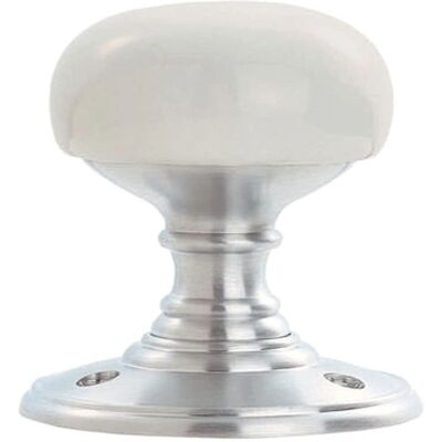 Loops - Porcelain Mushroom - White porcelain - Door knob Loops - Porcelain Mushroom - White porcelain - Door knob