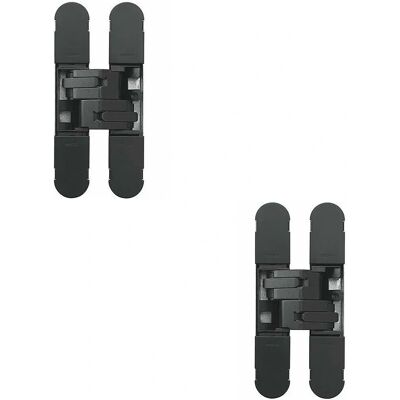 GENERIC - Concealed Heavy Duty - 130x30mm - Matt Black - Hinge GENERIC - Concealed Heavy Duty - 130x30mm - Matt Black - Hinge
