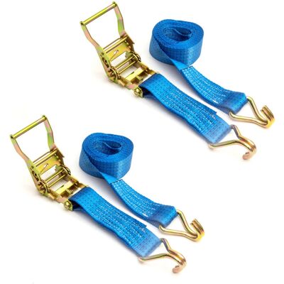 Warrior Ratchet Straps 3m x 50mm - 2000 kg Warrior Ratchet Straps 3m x 50mm - 2000 kg