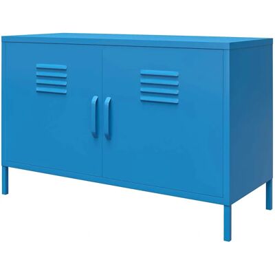 Novogratz - Cache - Blue - Metal Locker - Accent Cabinet Novogratz - Cache - Blue - Metal Locker - Accent Cabinet