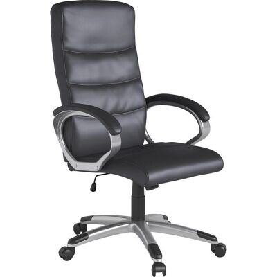 Alphason - Hampton - Black - Leather - Office Chair Alphason - Hampton - Black - Leather - Office Chair