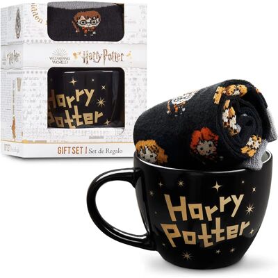 Harry Potter - Kubek i Skarpetki Zestaw upominkowy - Czarny Harry Potter - Kubek i Skarpetki Zestaw upominkowy - Czarny