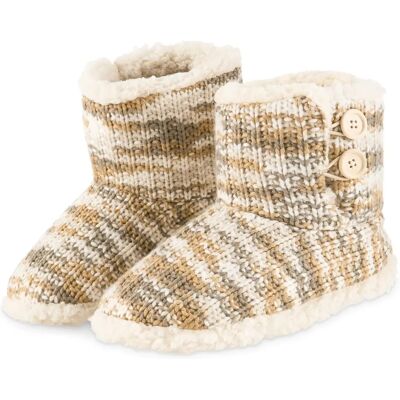 CityComfort Chaussons Bottes Femme Jaune Foncé - Slippers Boots - Publicité CityComfort Chaussons Bottes Femme Jaune Foncé - Slippers Boots - Publicité