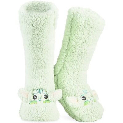 Meias de fleece aconchegantes Disney Baby Yoda Meias de fleece aconchegantes Disney Baby Yoda