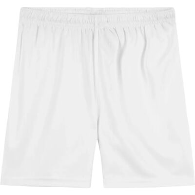 CityComfort Short de sport pour garçons blanc - Pour EPS & sport - Publicité CityComfort Short de sport pour garçons blanc - Pour EPS & sport - Publicité