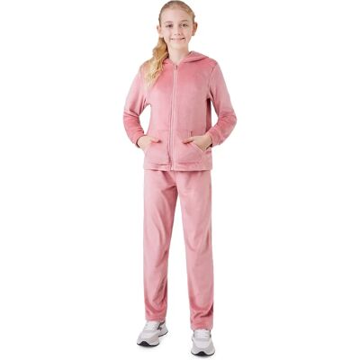CityComfort Ensemble de survêtements rose pour filles - 11-12 ans - Publicité CityComfort Ensemble de survêtements rose pour filles - 11-12 ans - Publicité