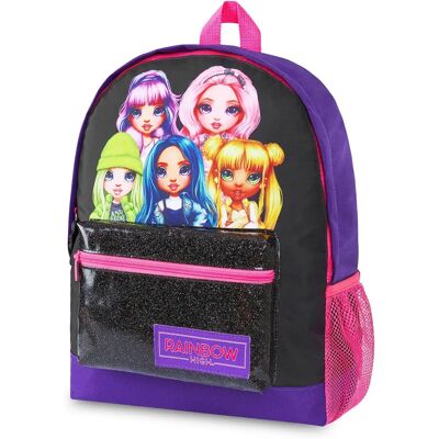 Rainbow High Graphic Print School Backpack - Unisex Rainbow High Graphic Print School Backpack - Unisex