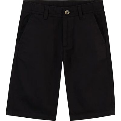 Citycomfort Boys Black Chino Shorts - 7-8 Years Citycomfort Boys Black Chino Shorts - 7-8 Years