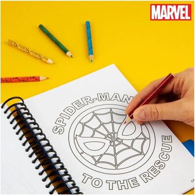 Livro de Stickers Marvel para Meninos Mais de 1000 Adesivos do Homem-Aranha - Álbum de Recortes e Lápis de Cor - Livro de Atividades dos Vingadores Livro de Stickers Marvel para Meninos Mais de 1000 Adesivos do Homem-Aranha - Álbum de Recortes e Lápis de Cor - Livro de Atividades dos Vingadores