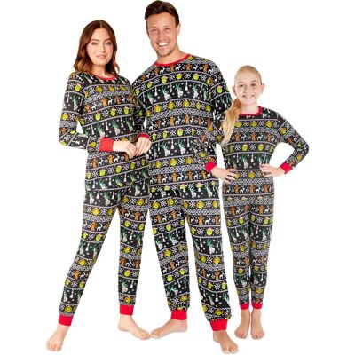 DreamWorks Pyjama Homme Shrek Noir - Ensemble de Pyjama - Publicité DreamWorks Pyjama Homme Shrek Noir - Ensemble de Pyjama - Publicité