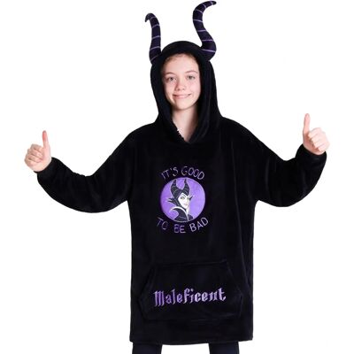 Disney Filles Maleficent Oversize Polaire Hoodie - Couverture - Publicité Disney Filles Maleficent Oversize Polaire Hoodie - Couverture - Publicité