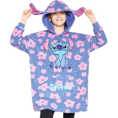 Poncho Oversized Super Macio Disney Stitch - Poncho Poncho Oversized Super Macio Disney Stitch - Poncho
