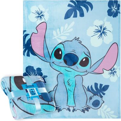 Manta de fleece azul Disney Stitch - Mantas Manta de fleece azul Disney Stitch - Mantas