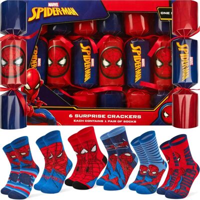 Marvel Spiderman Christmas Socks - Fun Disney Crackers Marvel Spiderman Christmas Socks - Fun Disney Crackers