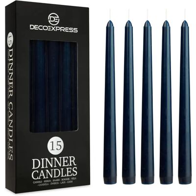Deco Express Ivory Set of 15 Taper Candles - Candles Deco Express Ivory Set of 15 Taper Candles - Candles