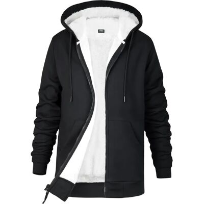 CityComfort Black Fleece Hoodie - Hooded Sweatshirt CityComfort Black Fleece Hoodie - Hooded Sweatshirt
