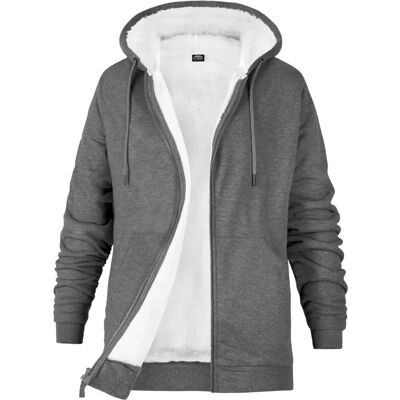 CityComfort Charcoal Fleece Hoodie - Hoodie CityComfort Charcoal Fleece Hoodie - Hoodie