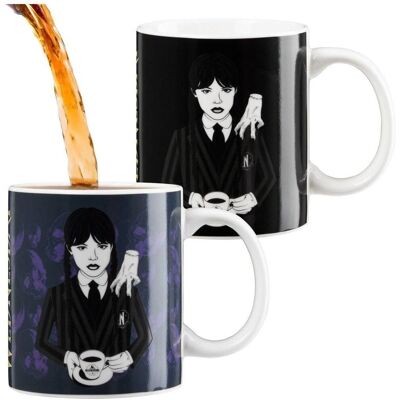 Wednesday - Heat-change Mug - 312ml - Ceramic - Mug Wednesday - Heat-change Mug - 312ml - Ceramic - Mug