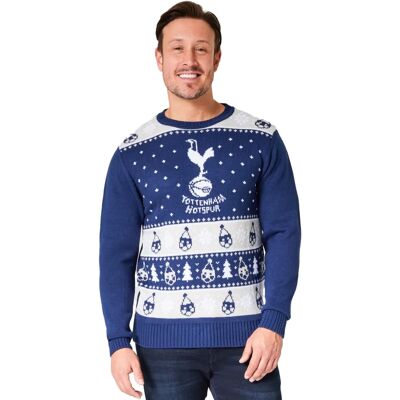 Tottenham Hotspur FC Blue XXXL Christmas Jumper - Sweater Tottenham Hotspur FC Blue XXXL Christmas Jumper - Sweater