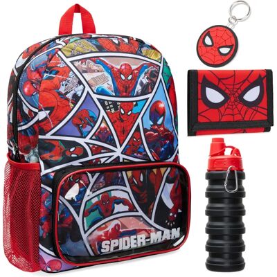 Marvel - Spiderman Bag Set - 4 Piece - Backpack Set Marvel - Spiderman Bag Set - 4 Piece - Backpack Set
