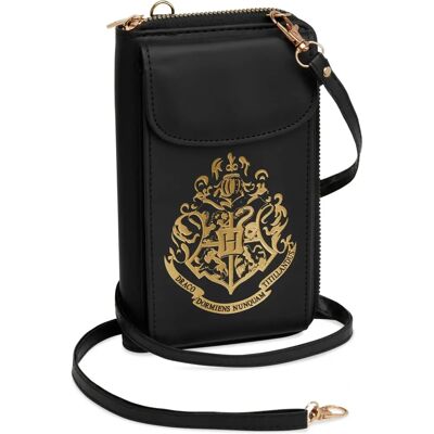 Carteira e bolsa de ombro preta Harry Potter Carteira e bolsa de ombro preta Harry Potter