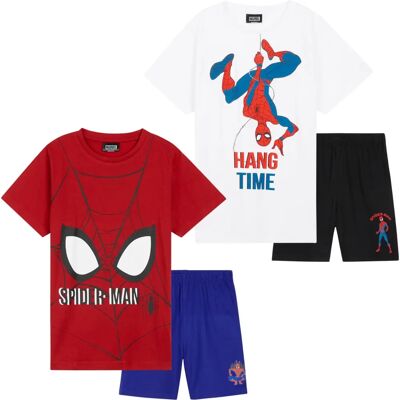 Ensemble de Pyjamas Courts Marvel Spiderman pour Garçons Pack de 2 - Ensemble de Pyjamas - Publicité Ensemble de Pyjamas Courts Marvel Spiderman pour Garçons Pack de 2 - Ensemble de Pyjamas - Publicité