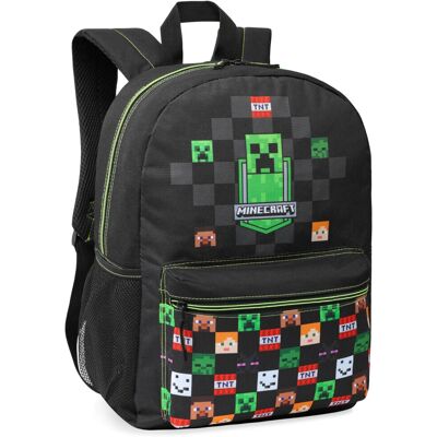 Minecraft Kids School Backpack - Kids school backpack, Zipped front pocket, Suitable for sports, gym, travel Minecraft Kids School Backpack - Kids school backpack, Zipped front pocket, Suitable for sports, gym, travel
