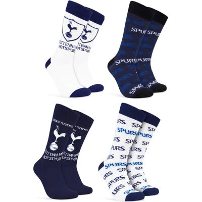 Tottenham Hotspur FC Boys Socks 4 Pack - Sports Socks Tottenham Hotspur FC Boys Socks 4 Pack - Sports Socks