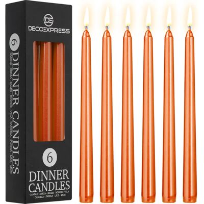 DECO EXPRESS DecoExpress Set of 6 Taper Candles - Candles DECO EXPRESS DecoExpress Set of 6 Taper Candles - Candles